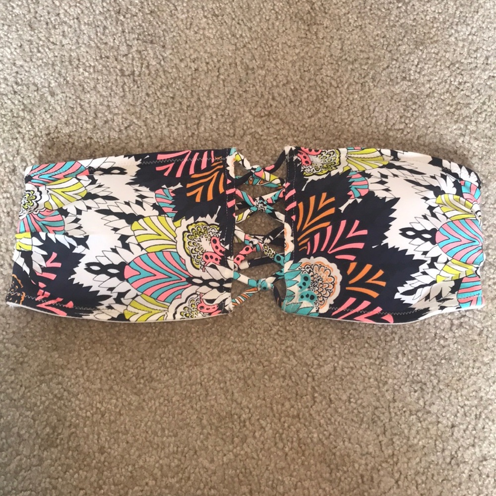 Printed Strapless H&M Swimsuit